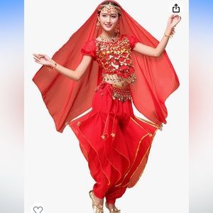 Belly dancer genie costume
